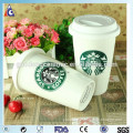 Starbucks traveling ceramic mug with silicone lid